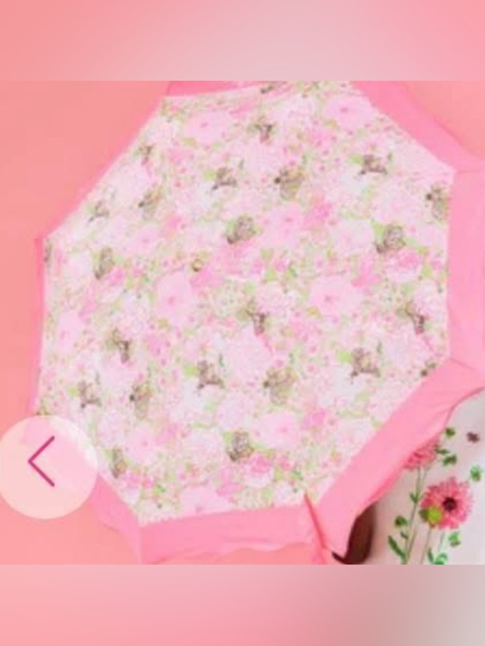 Lilly Pulitzer Travel Umbrella Pistachio Macaron Bees Knees GWP NWT